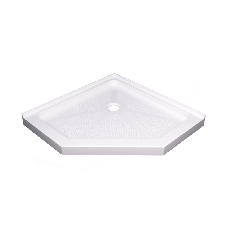 36 In. D X 36 In. W  Neo-Angle Shower Base In White