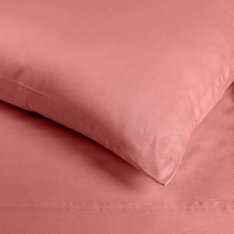 Taie d'oreiller en mélange de coton égyptien 400 fils Luxor Treasures, Standard, Rosé