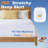 2" Reversing Purple Gel Memory Foam Mattress Topper with waterproof mattress  protector-96346561