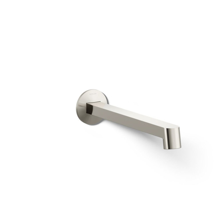 Components Wall-Mount Bathroom Sink Faucet Spout With Row Design 1.2 GPM
