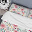 Ensemble de housse de couette Pink Roses And Colorful Leaf - Cabin & Lodge-120341952