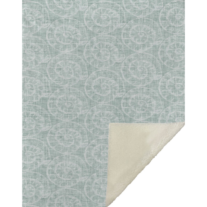 Jeté Sherpa Nautilus Addison, Vert