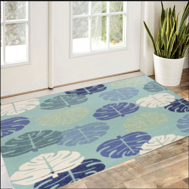 Tapis touffeté à la main Saladino, Rectangle 3 pi 3 po x 5 pi 3 po