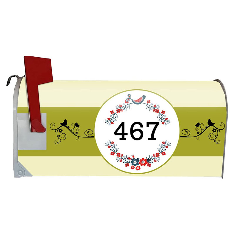 Couvercle de boîte aux lettres, Vert, H 25,5 po x l 20,75 po x P 2 po