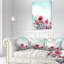 Coussin lombaire floral