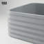 Cadman 18" L x 13" W x 5" H Grey Handmade Rectangular Vessel Bathroom Sink