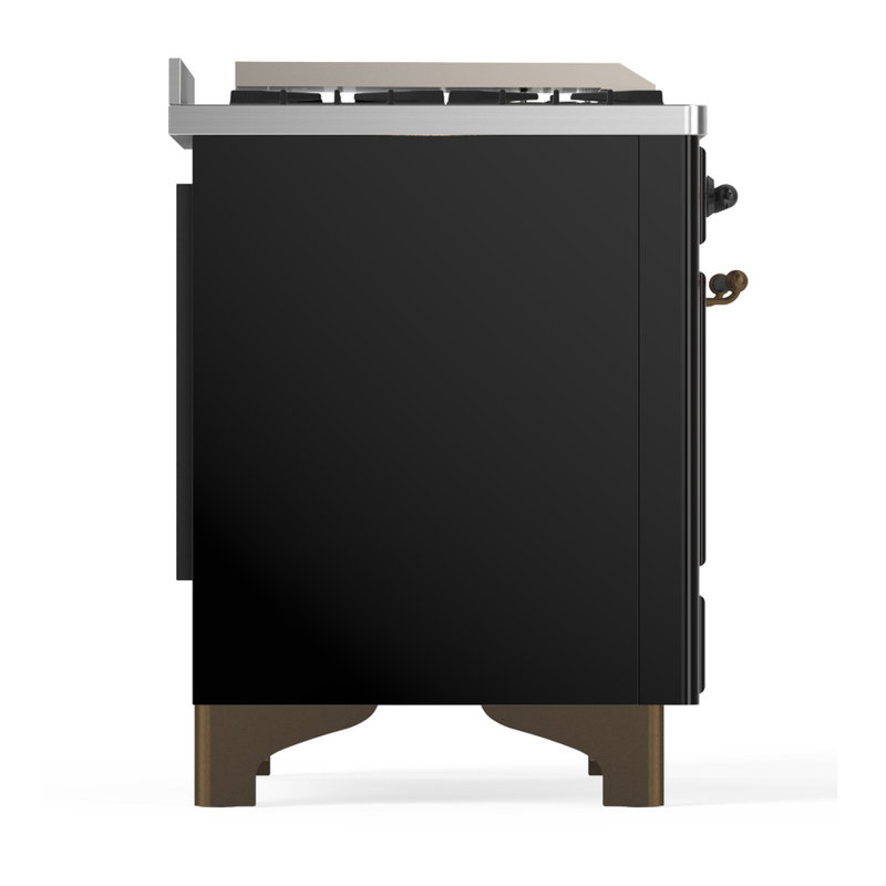 Majestic III Series 36 Inch Dual Fuel Range with 6 Sealed Burners, Griddle, in Emerald Green (Natural Gas, Copper Trim)