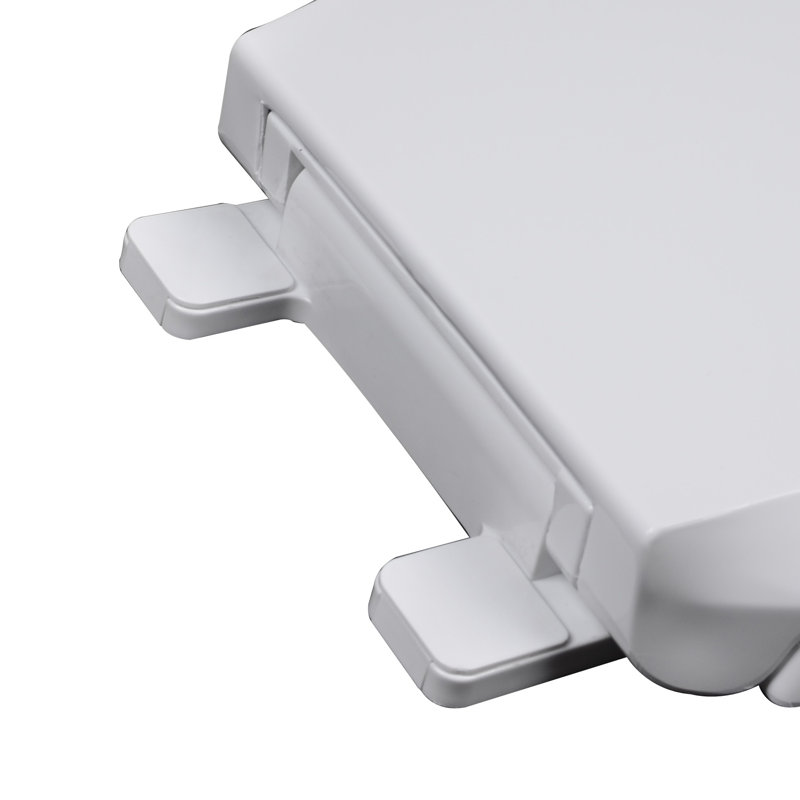 Elongated Toilet Seat and Lid, White