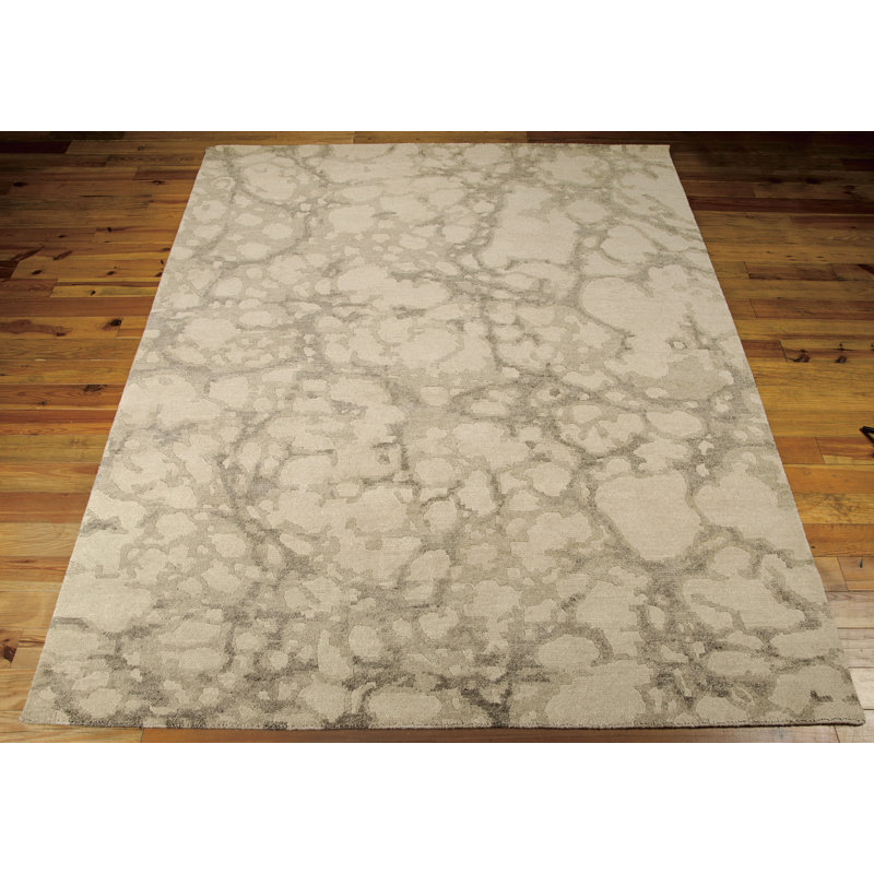 Wool Abstract Indoor Rug, Rectangle 9'9" x 13'9"
