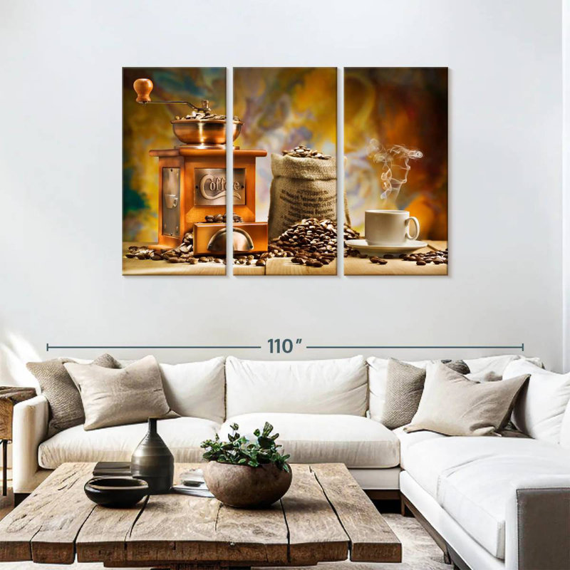 Yarlin Brewed Coffee, 48" H x 74" W