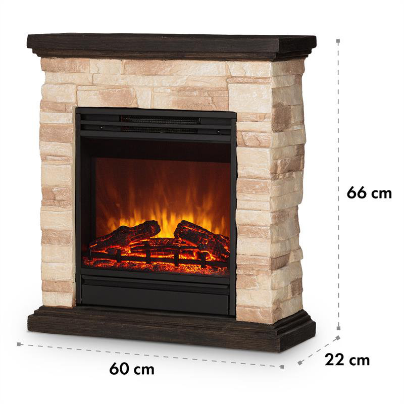 Klarstein 59.99cm W Electric Fireplace