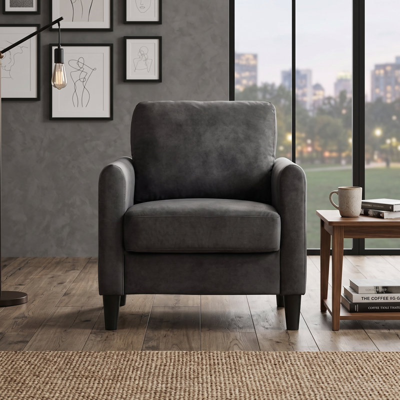 Lidio large, Velours gris
