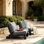 Ensemble de sièges d'extérieur 2 pièces avec coussins pour patio ou jardin Polett-641841127-641841124