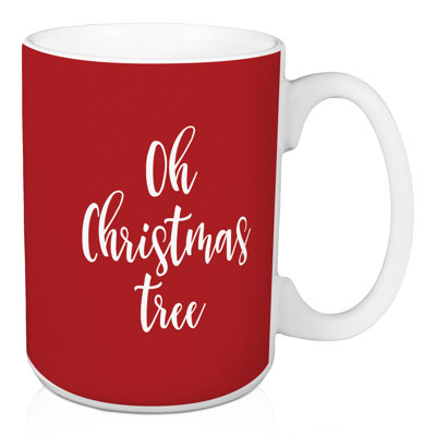 Grande tasse à café arbre de noël oh Hamlett
