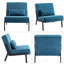 Upholstered Armchair With Cushion Relaxing Armchair Living Room Sofa Maja-1707839246
