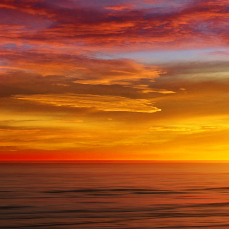 Impression sur toile Crestide Sunlit Ocean I par Maggie Olsen, H 12 po x l 12 po