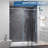 61"-66" W x 76" H Single Sliding Frameless Shower Door in Brushed Nickel with 1/4" (6mm) Clear Tempered Glass, Soft-Close, Stainless Steel Accessories-122785695