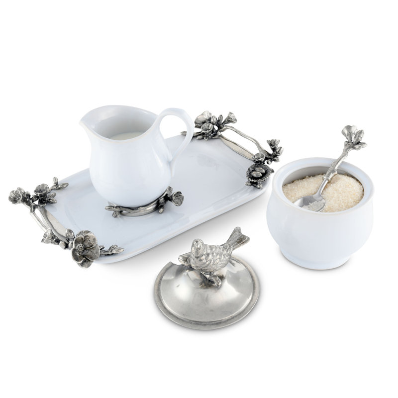 Song Bird Sugar And Creamer Set