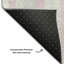 Tapis rose Prisco lavable à la machine de qualité supérieure-594556020