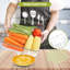 Paquet de 10 paniers de rangement pour garde-manger, bacs de rangement de réfrigérateur empilables avec couvercles, bacs de rangement en plastique transparent pour cuisine, comptoirs, armoires, réfrigérateur, boissons, fruits, légumes, céréales
