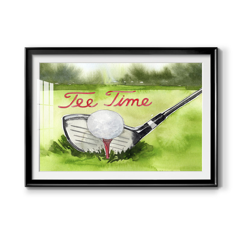 Tee off Time III - reproduction de cadre photo, Noir, H 18,5 po x l 24,5 po