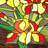 Plants & Flowers Window Panel