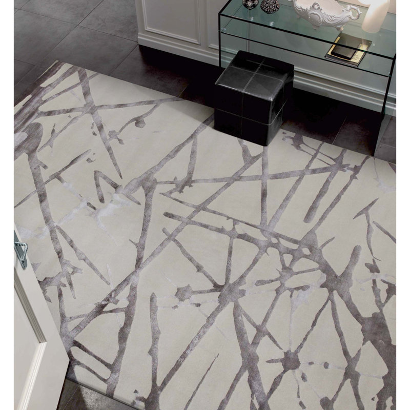 Abstract Area Rug, Rectangle 6' x 9'