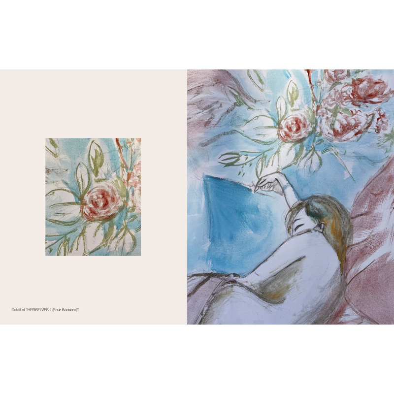 Herselves II (Four Seasons) by Fanyu Lin - Wrapped Canvas Painting