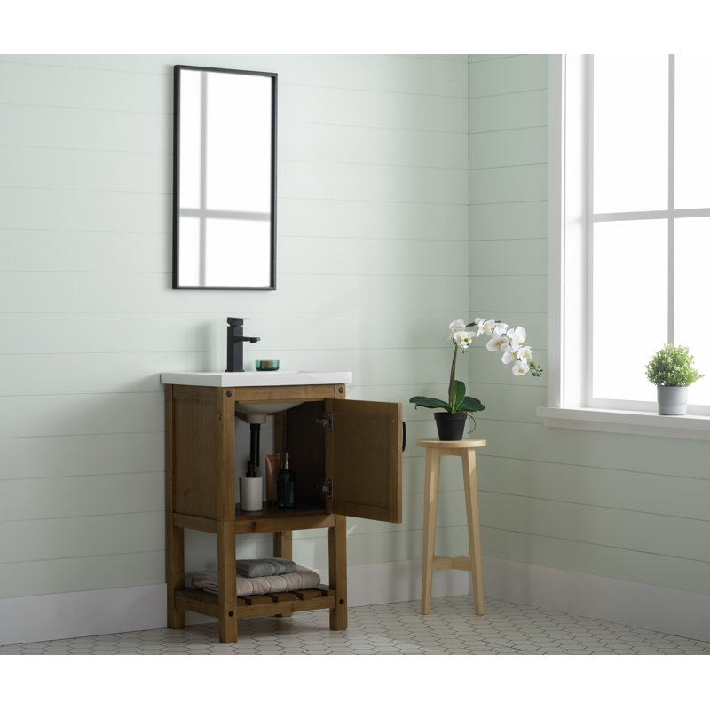 Ensemble de meuble-lavabo simple 20 po Radstock, Naturel antique
