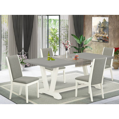 4 - Person Acacia Solid Wood Dining Set