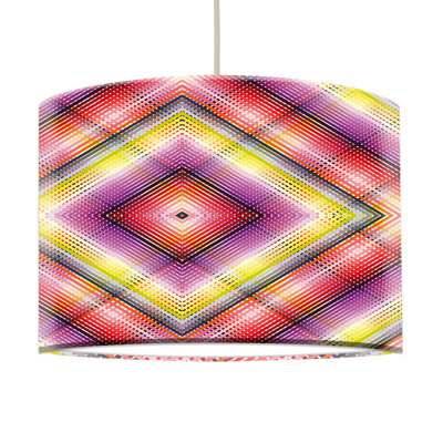 Encanto 29cm H Paper Drum Pendant Shade ( Screw On )