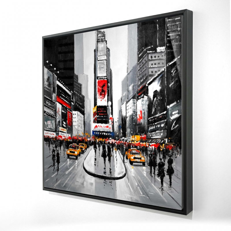 «New York City Busy Street», H 24 po x l 24 po