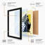 Vessels in Black and White Art Deco 1 Piece Single Picture Frame Wall Art-136632069-136632071