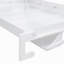 Grand lit escamotable mural avec placard, tiroirs et tablettes