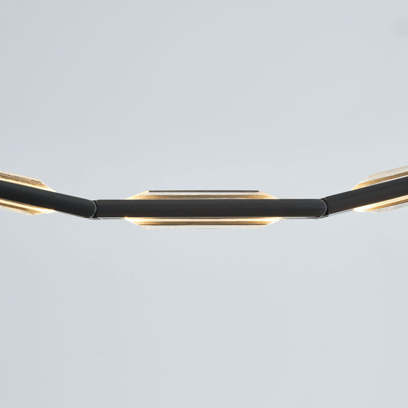 Catena 241 Chandelier, Bronze, 2700 Kelvins, Remote