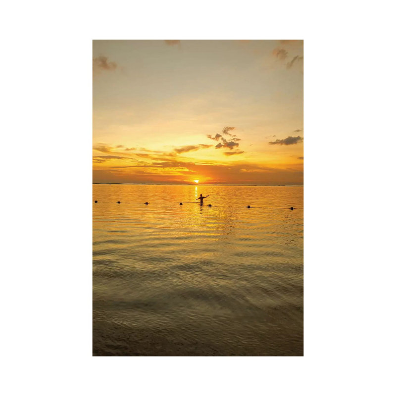 Mauritius Fisherman by Mark Paulda - Wrapped Canvas Print, 20.32 cm H x 30.48 cm W
