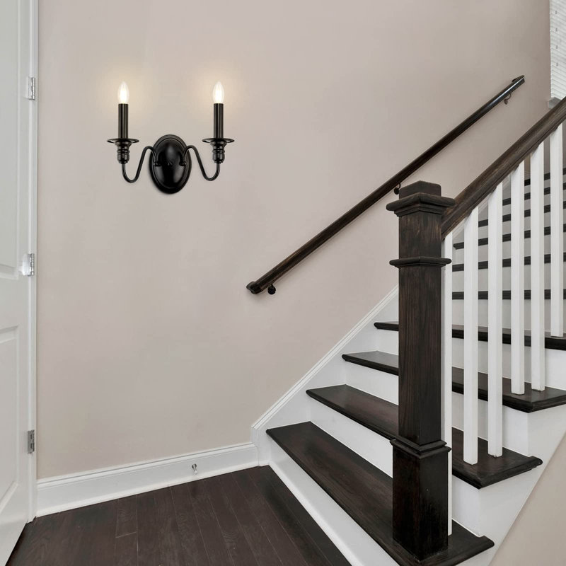Cathyrn 2-Light Dammable Candle Wall Light