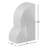 Modern Textured Arch Bookends - 13" x 4" x 10"-86749519