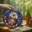 Panneau de vitrail Patriotic Eagle-133222845
