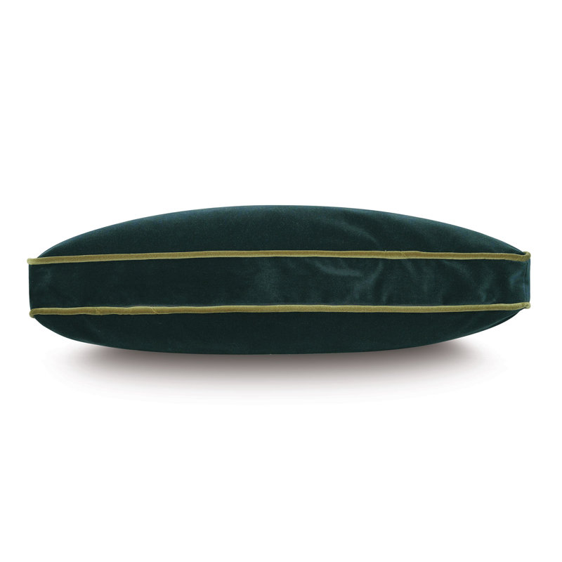 Uma Velvet Pillow Cover & Insert, Emerald