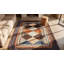 Tapis antique en laine American Hooked