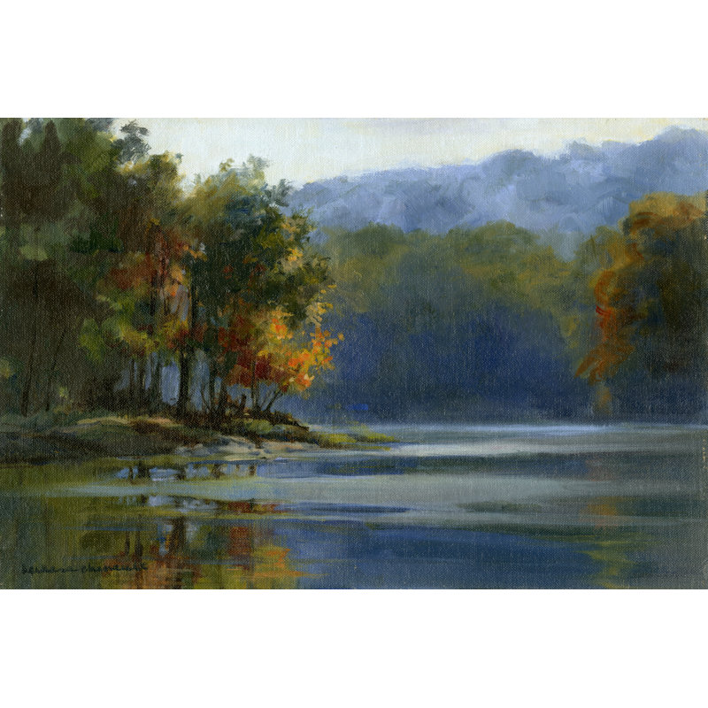 " Morning Haze " Painting Print, 32" H x 48" W x 1.25" D