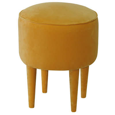 Solid + Manufactured Wood Accent Stool