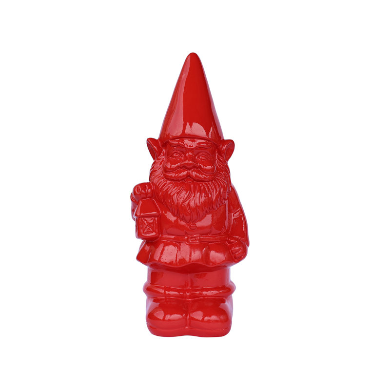 Polyresin Garden Statue, Red