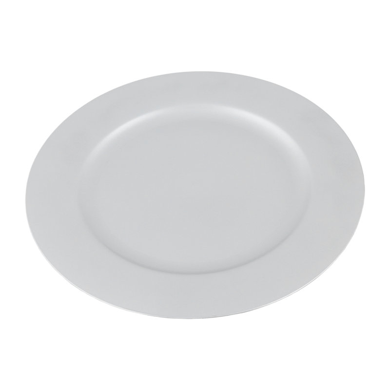 13'' Round Charger, Silver