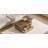 U-Can Modern Coffee Table, Coffee Table With 1 Storage Shelf, 2 Tabletops And 1 Rattan Drawer For Living Room-840362017