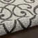 Trofin Rectangle Machine-made Power Loom Abstract Ivory/Charcoal Indoor/Outdoor Area Rug
