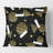 Gold Retro Circular Pattern - Mid-Century ModernPrinted Throw Pillow-502366832