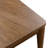 Bugrane Solid Wood Rounded Edge Rectangular Dining Table with Sunburst Pattern