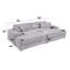 Canapé modulaire Hild 112 po avec 4 coussins Hilde